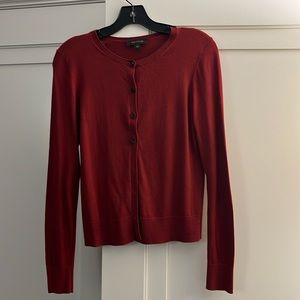 Ann Taylor maroon cardigan